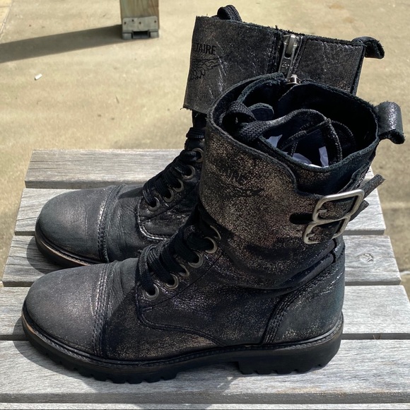 Zadig and Voltaire Joe combat boots - Picture 5 of 8